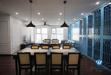 A beautiful and new 3 bedroom apartment for rent in Ciputra, Tay ho
